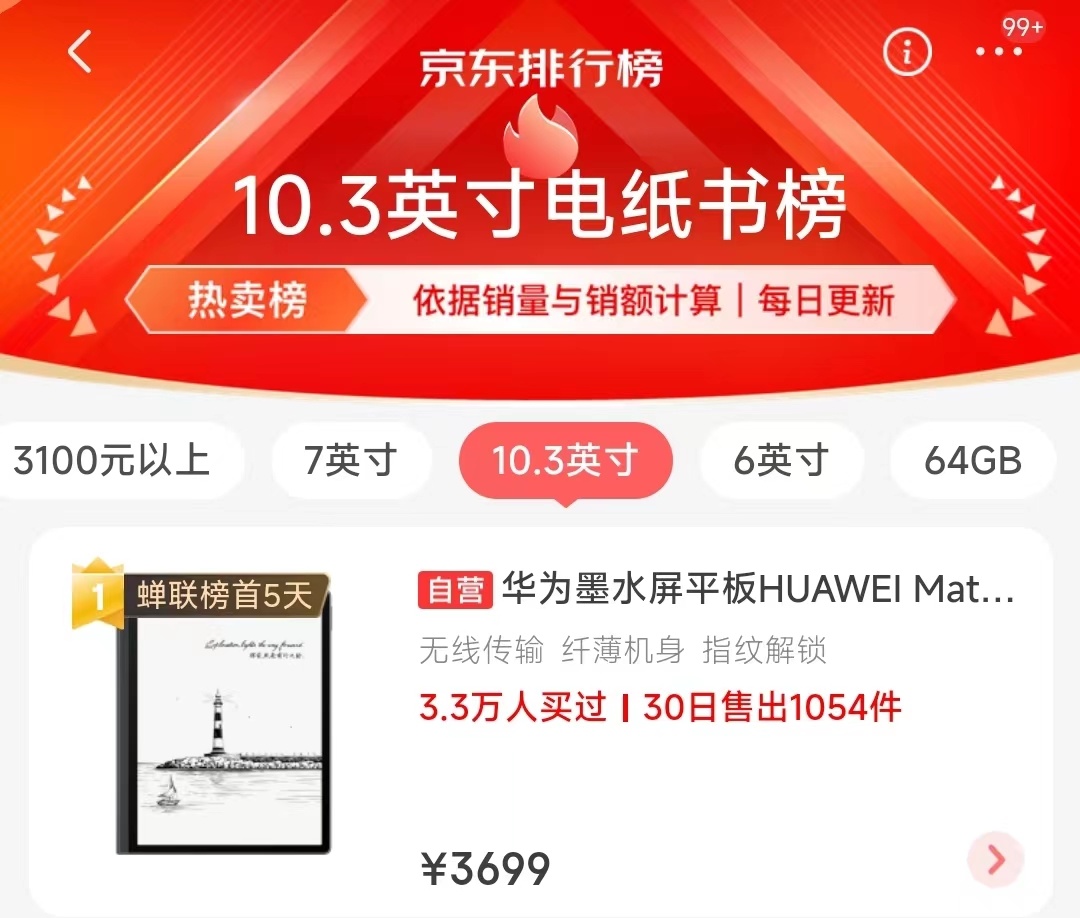 2022年电纸书阅读器新品年终大盘点，Kindle宣布退出，文石/掌阅/科大讯飞销量霸榜前三，华为强势崛起！